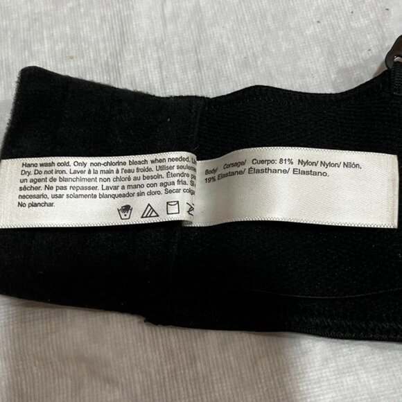 Sweet Nothings Black Strapless Underwire Full Coverage Bra Women’s 42DD - Picture 9 of 9